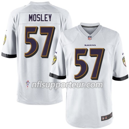 Maillot Homme Baltimore Ravens C.J. Mosley 57 Nike Blanc